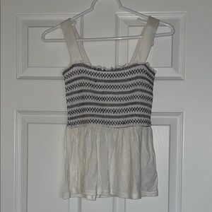 🤍 H&M Babydoll Jersey Viscose Tank Top XS